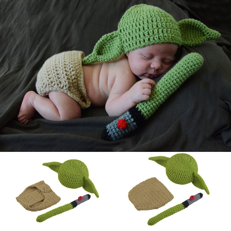 Yoda Baby Outfit Crochet Costume